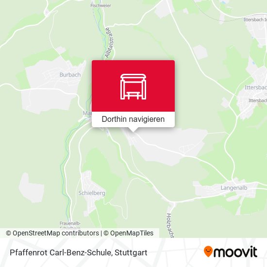 Pfaffenrot Carl-Benz-Schule Karte