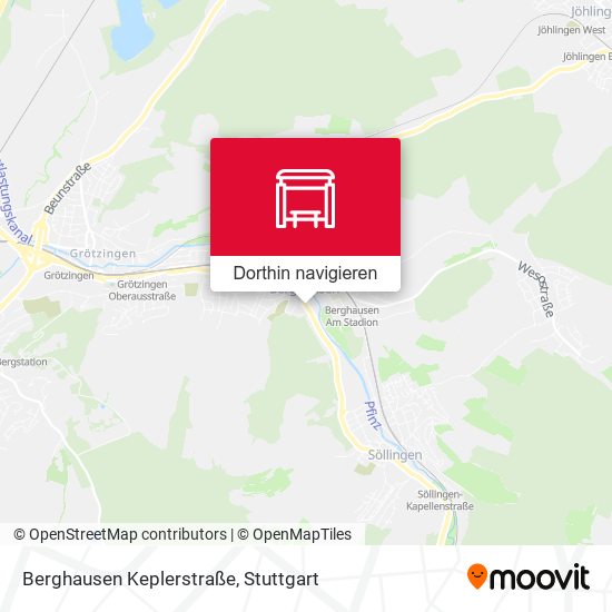 Berghausen Keplerstraße Karte