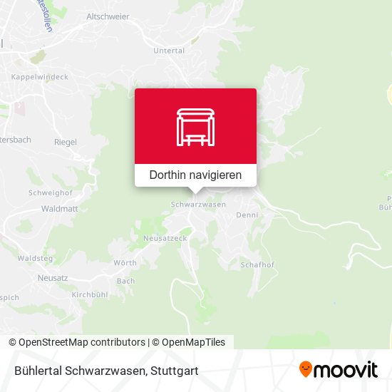 Bühlertal Schwarzwasen Karte