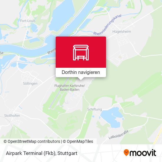 Airpark Terminal (Fkb) Karte