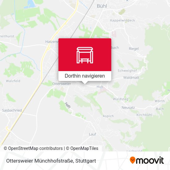 Ottersweier Münchhofstraße Karte