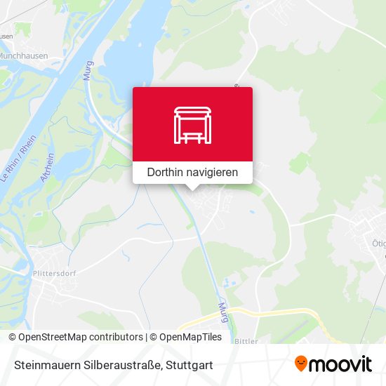 Steinmauern Silberaustraße Karte