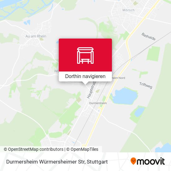 Durmersheim Würmersheimer Str Karte