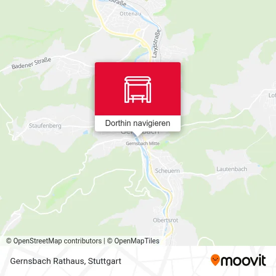 Gernsbach Rathaus Karte