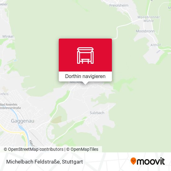 Michelbach Feldstraße Karte
