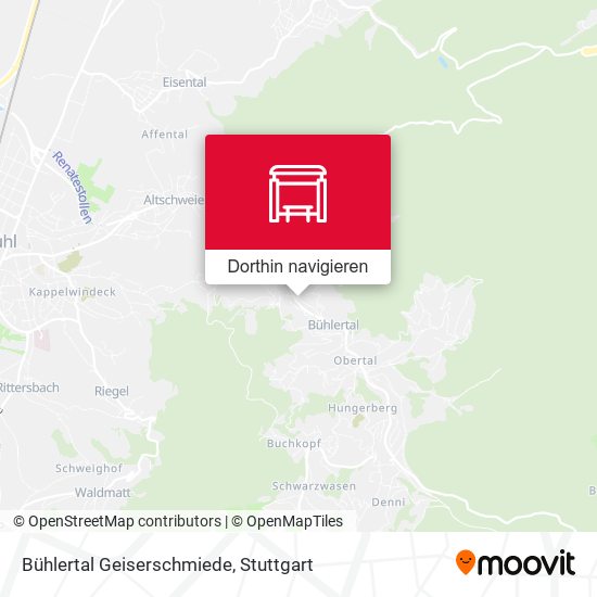 Bühlertal Geiserschmiede Karte