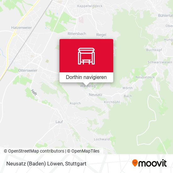 Neusatz (Baden) Löwen Karte