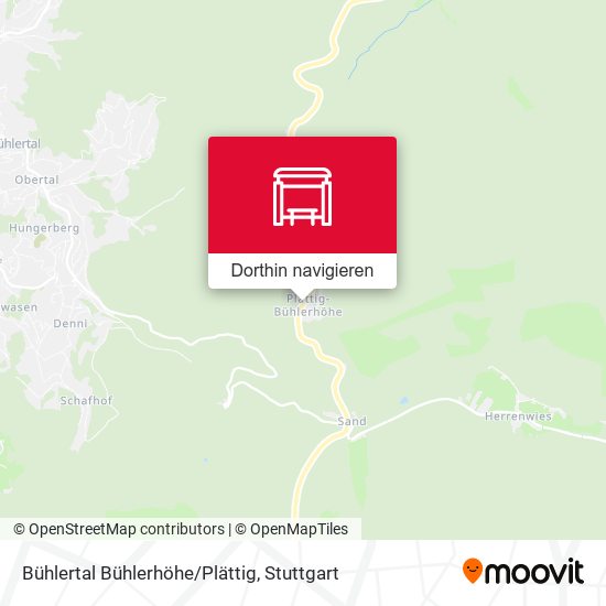 Bühlertal Bühlerhöhe/Plättig Karte