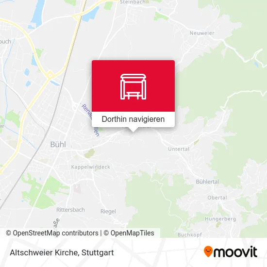 Altschweier Kirche Karte