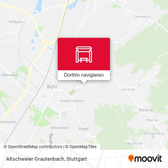 Altschweier Grautenbach Karte