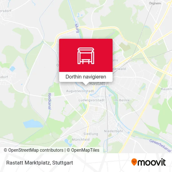 Rastatt Marktplatz Karte