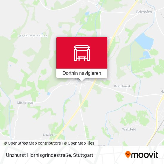 Unzhurst Hornisgrindestraße Karte