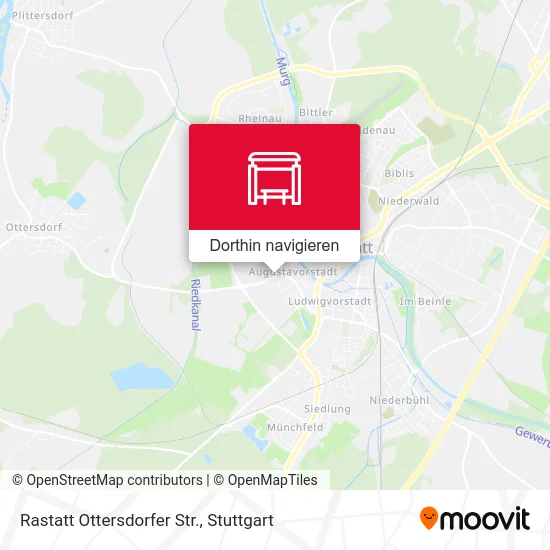 Rastatt Ottersdorfer Str. Karte