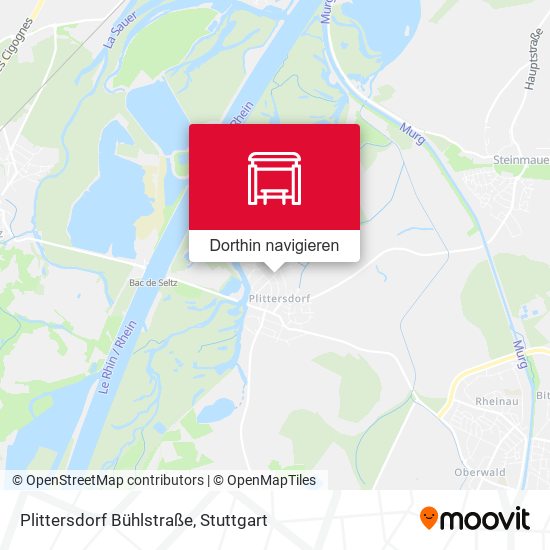 Plittersdorf Bühlstraße Karte