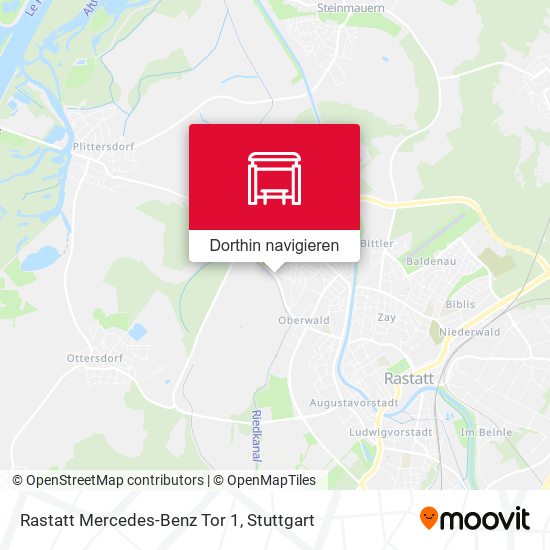 Rastatt Mercedes-Benz Tor 1 Karte