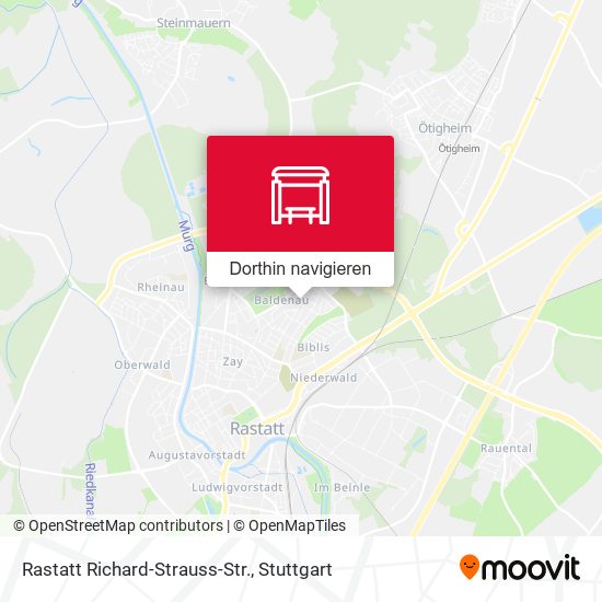Rastatt Richard-Strauss-Str. Karte