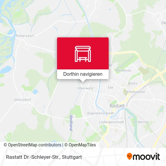 Rastatt Dr.-Schleyer-Str. Karte