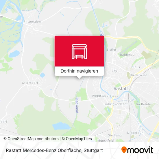Rastatt Mercedes-Benz Oberfläche Karte