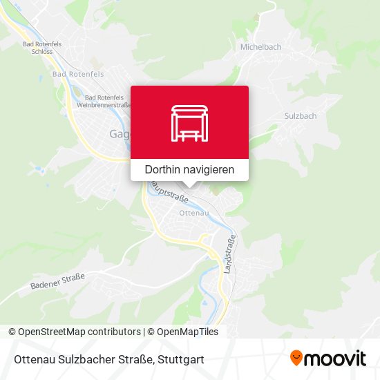Ottenau Sulzbacher Straße Karte