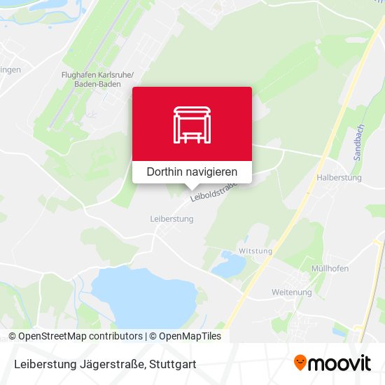 Leiberstung Jägerstraße Karte