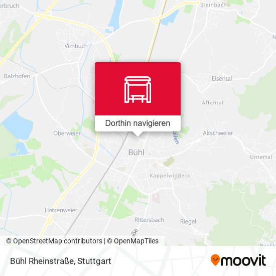 Bühl Rheinstraße Karte