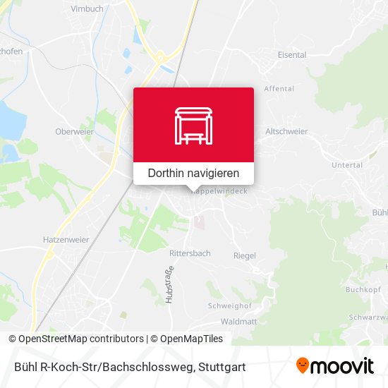 Bühl R-Koch-Str/Bachschlossweg Karte