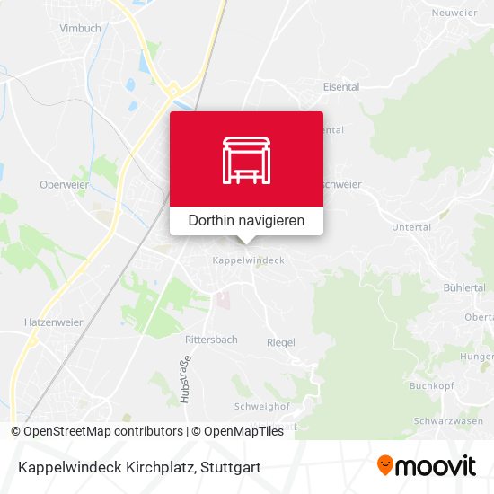Kappelwindeck Kirchplatz Karte