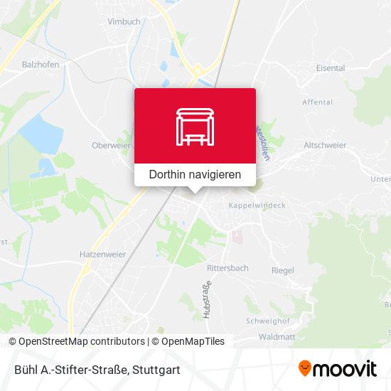 Bühl A.-Stifter-Straße Karte
