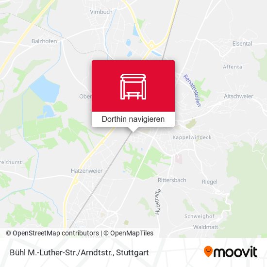 Bühl M.-Luther-Str./Arndtstr. Karte