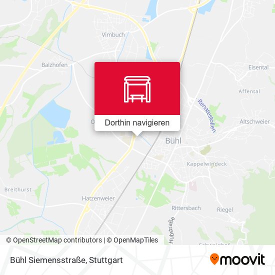 Bühl Siemensstraße Karte