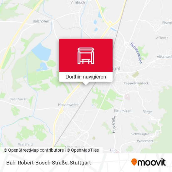Bühl Robert-Bosch-Straße Karte