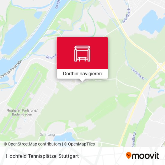 Hochfeld Tennisplätze Karte