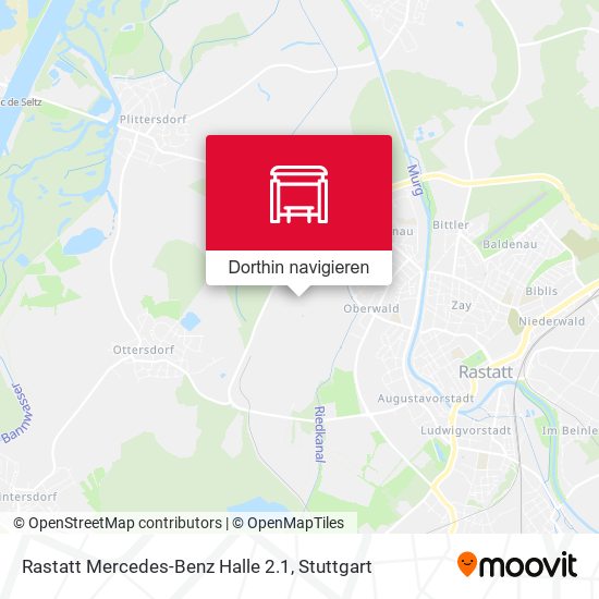 Rastatt Mercedes-Benz Halle 2.1 Karte