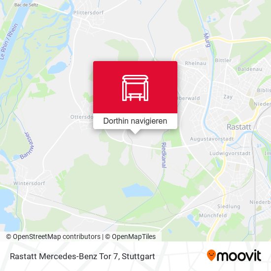 Rastatt Mercedes-Benz Tor 7 Karte