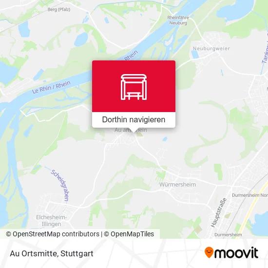 Au Ortsmitte Karte