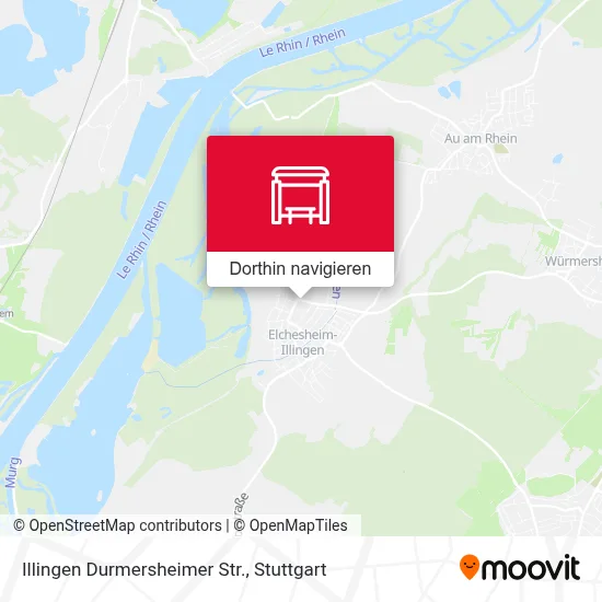 Illingen Durmersheimer Str. Karte