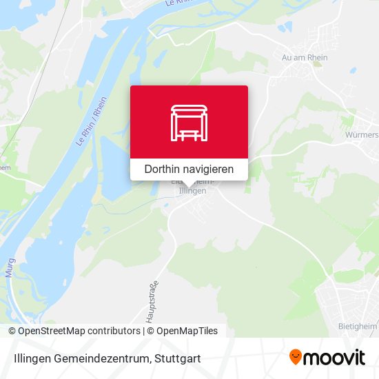 Illingen Gemeindezentrum Karte