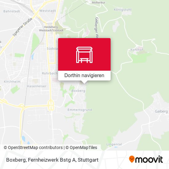 Boxberg, Fernheizwerk Bstg A Karte