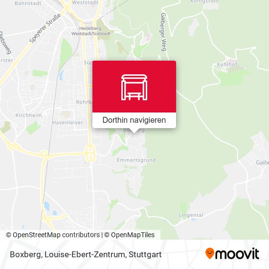 Boxberg, Louise-Ebert-Zentrum Karte