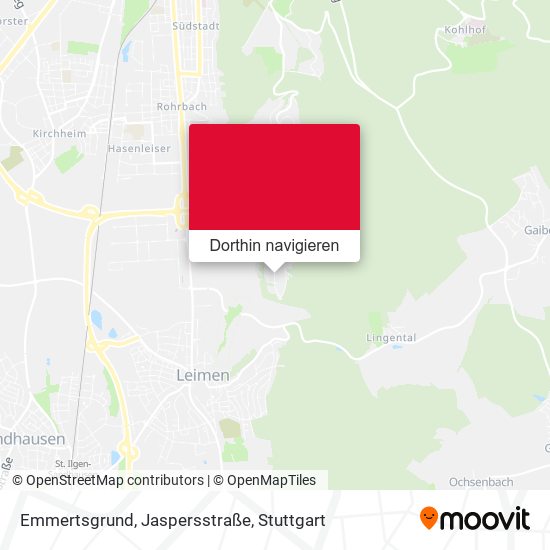 Emmertsgrund, Jaspersstraße Karte