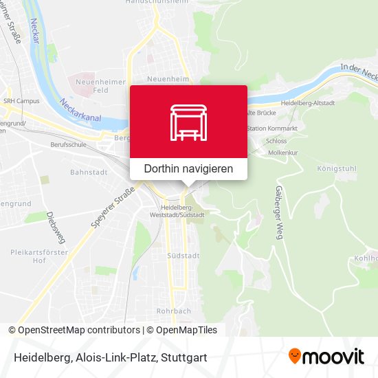 Heidelberg, Alois-Link-Platz Karte