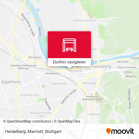 Heidelberg, Marriott Karte