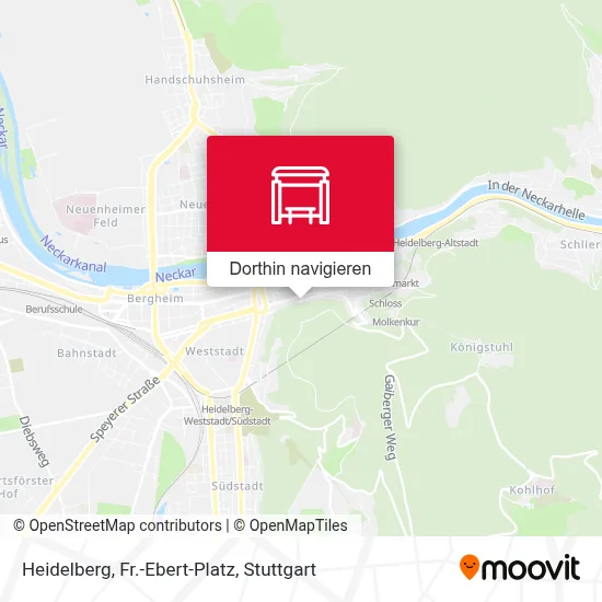 Heidelberg, Fr.-Ebert-Platz Karte
