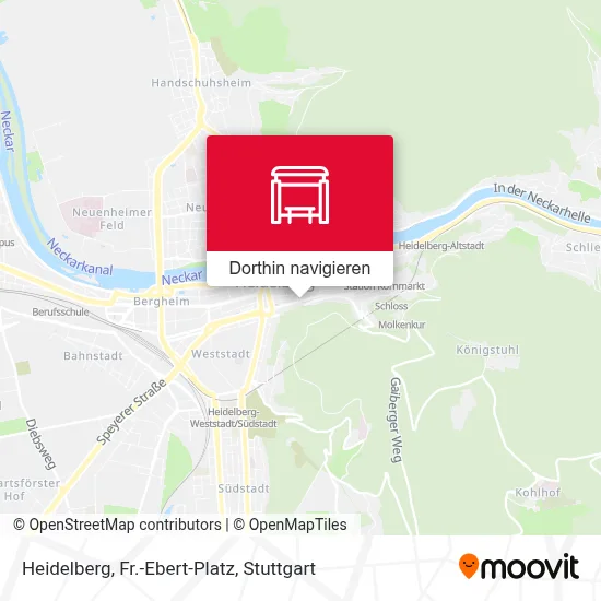Heidelberg, Fr.-Ebert-Platz Karte