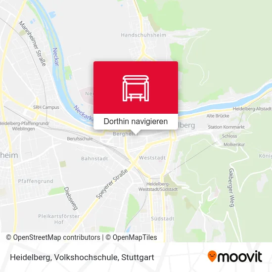 Heidelberg, Volkshochschule Karte