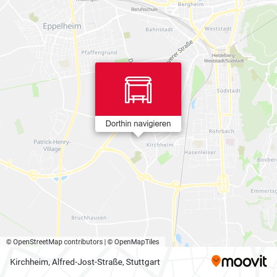Kirchheim, Alfred-Jost-Straße Karte
