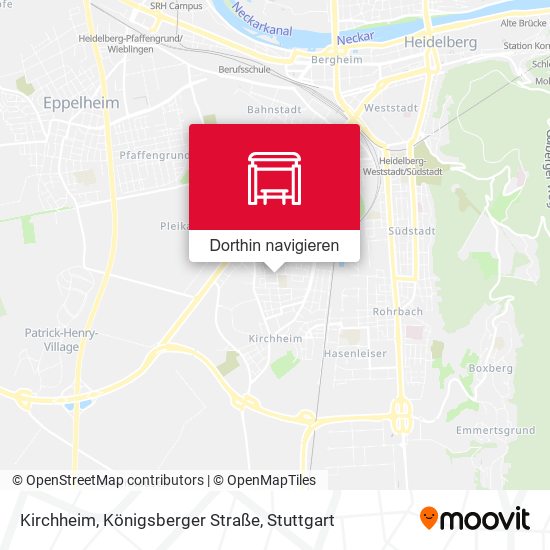Kirchheim, Königsberger Straße Karte