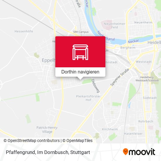 Pfaffengrund, Im Dornbusch Karte