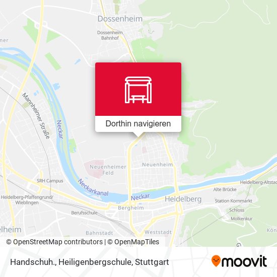 Handschuh., Heiligenbergschule Karte