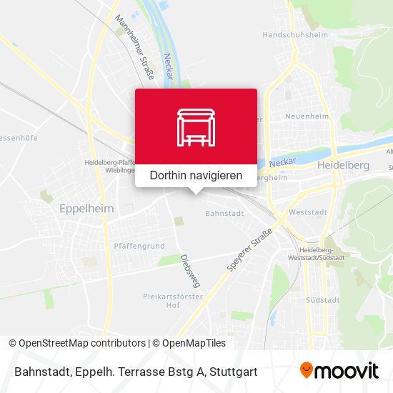 Bahnstadt, Eppelh. Terrasse Bstg A Karte